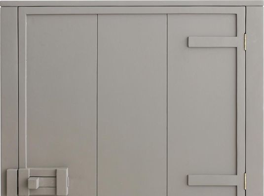 Hk Living Schrank 1 Tur Mangoholz Taupe Designwohnen De